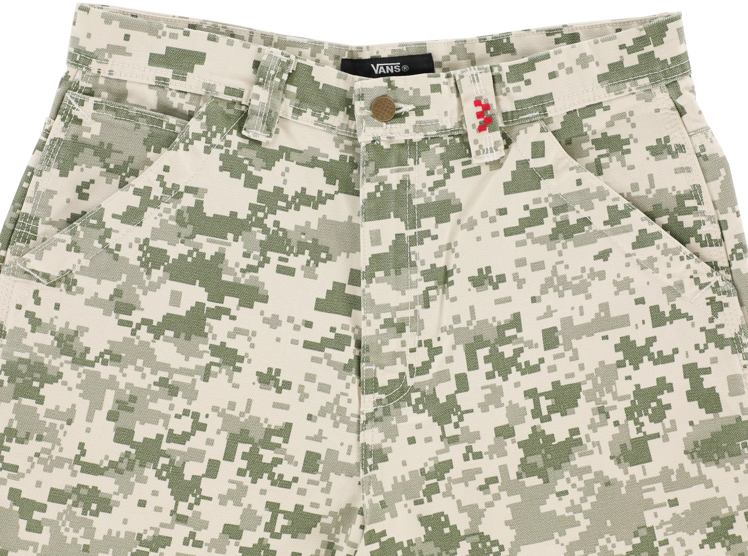 Vans LX Check-5 Baggy Canvas Shorts - digi camo | Tactics