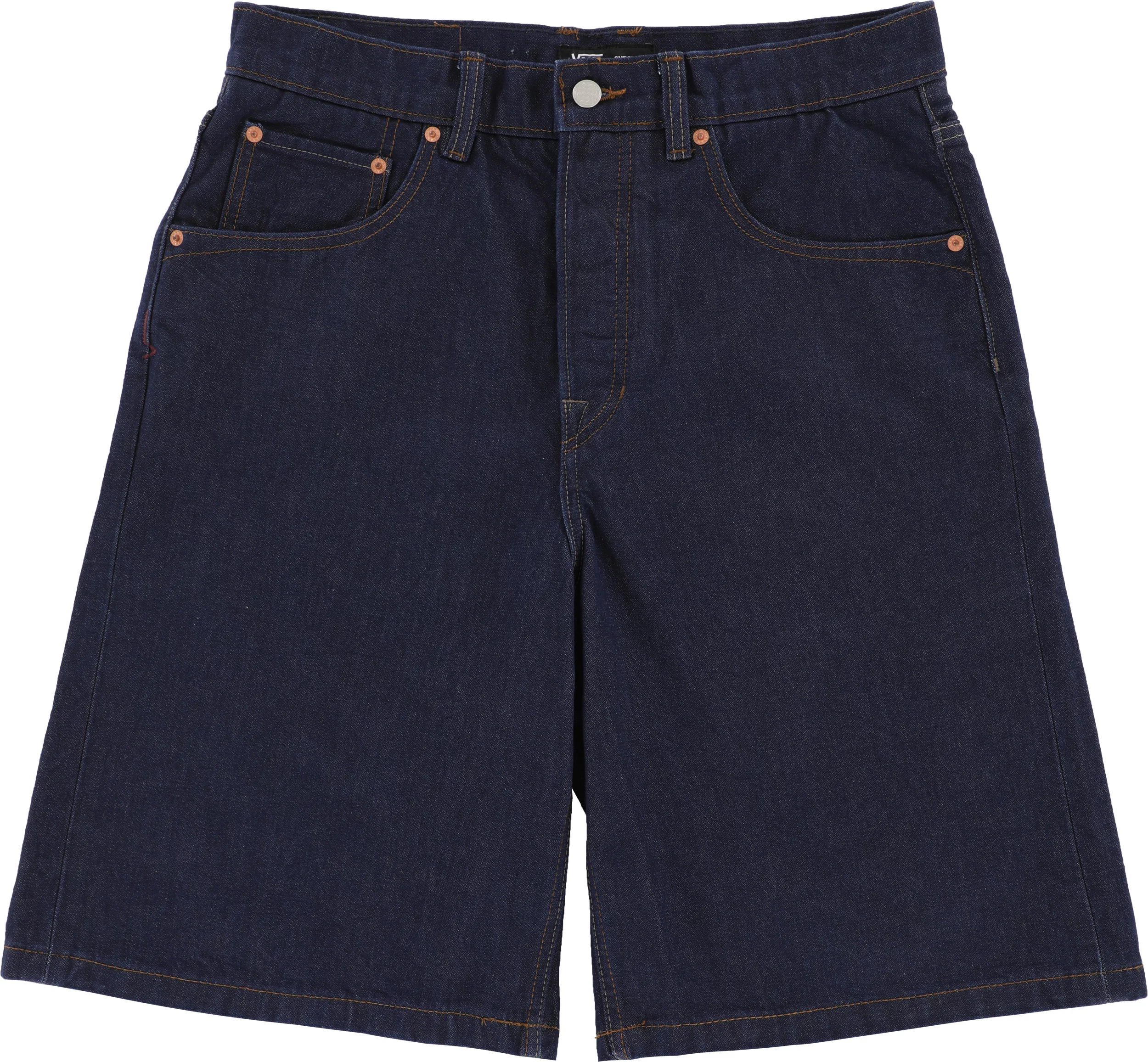 Vans LX Check-5 Baggy Denim Shorts - dark rinse | Tactics