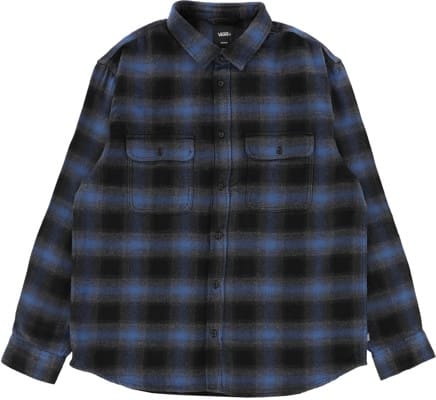 Vans Lawson Plaid Flannel Shirt - black/true navy - view large