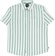 Vans Lawson Stripe S/S Shirt - white/vivid green