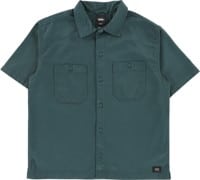 Vans Larkspur Solid Workwear S/S Shirt - mystic moss