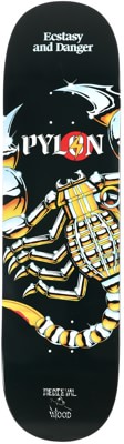 Pylon Ecstasy And Danger 9.0 Skateboard Deck - black (nullifier) - view large