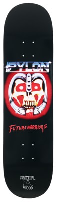 Pylon Future Warriors 8.25 Twin Skateboard Deck - black (twin pipeline) - view large