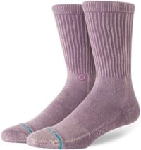 Stance Icon Dyed Crew Sock - plum
