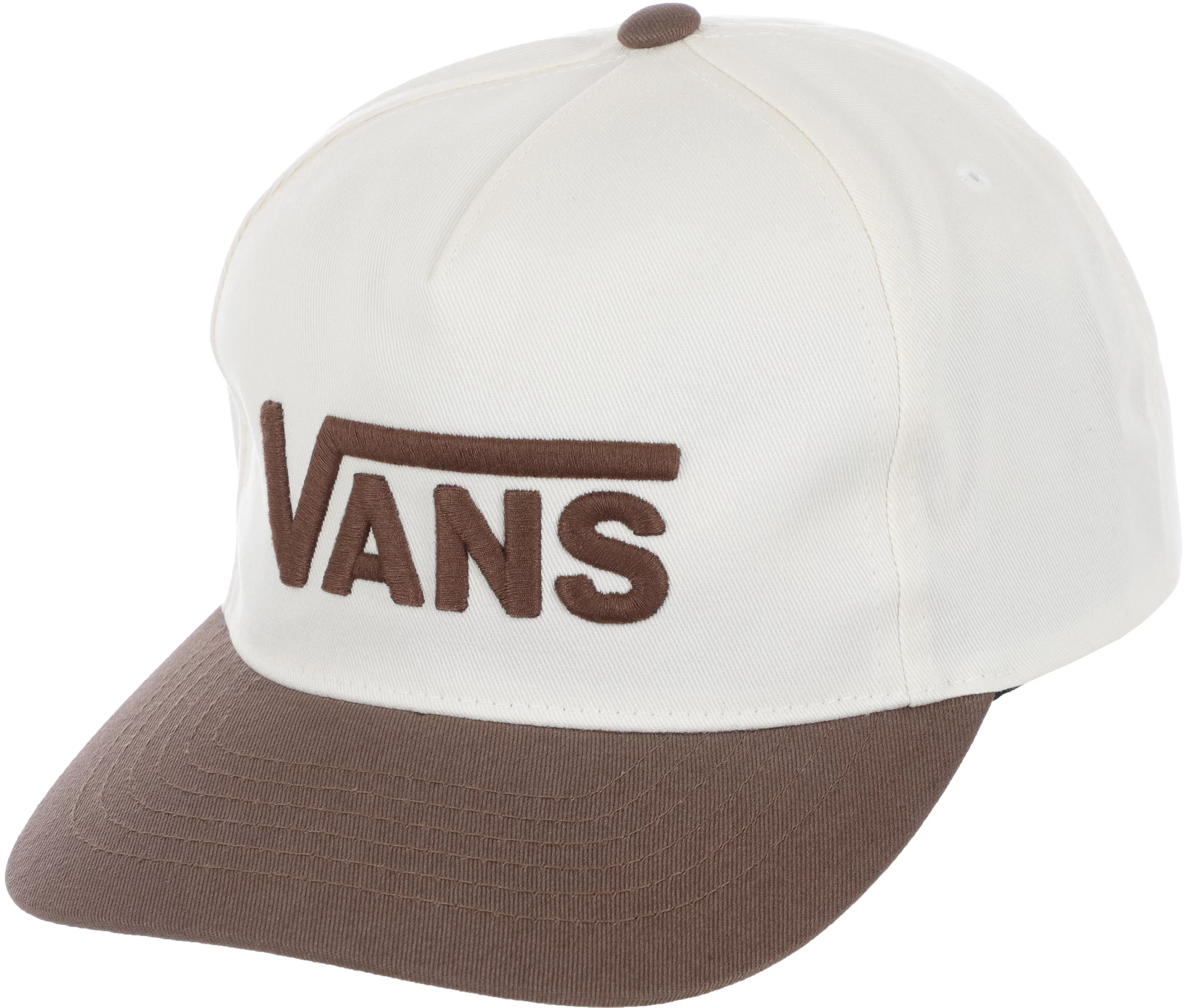 Vans Drop V Logo Snapback Hat - vintage cocoa | Tactics