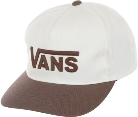 Vans Drop V Logo Snapback Hat - vintage cocoa - view large