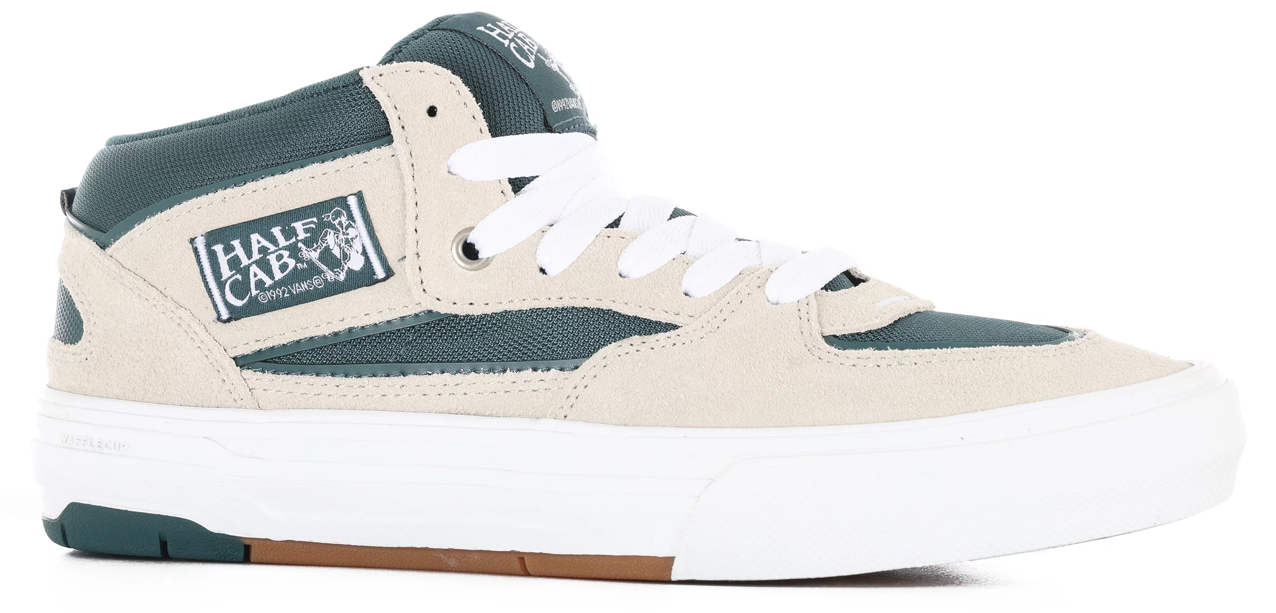 Vans Skate Half Cab Wafflecup Shoes - oatmeal/deep teal | Tactics