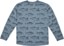 Airblaster Merino Everyday L/S Tee - blue fish