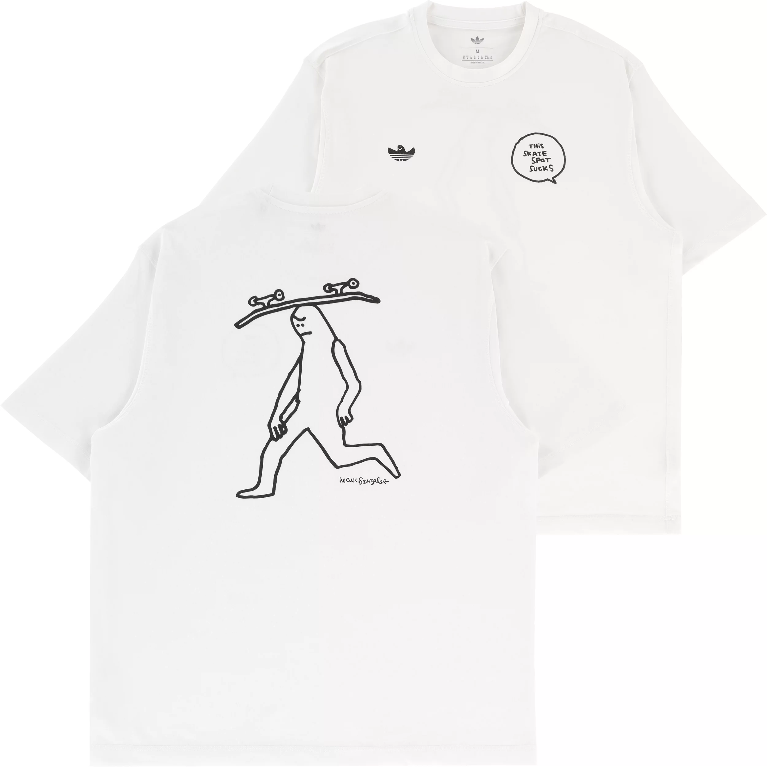 Adidas Gonz Spot T-Shirt - core white | Tactics