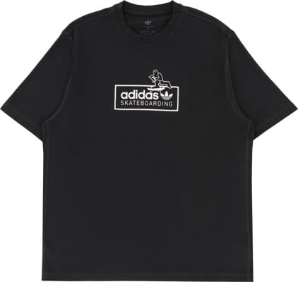 Adidas Gonz Logo T-Shirt - black/ice purple - view large