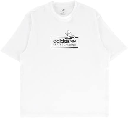Adidas Gonz Logo T-Shirt - white/black - view large