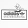 Adidas Gonz Logo T-Shirt - white/black - front detail