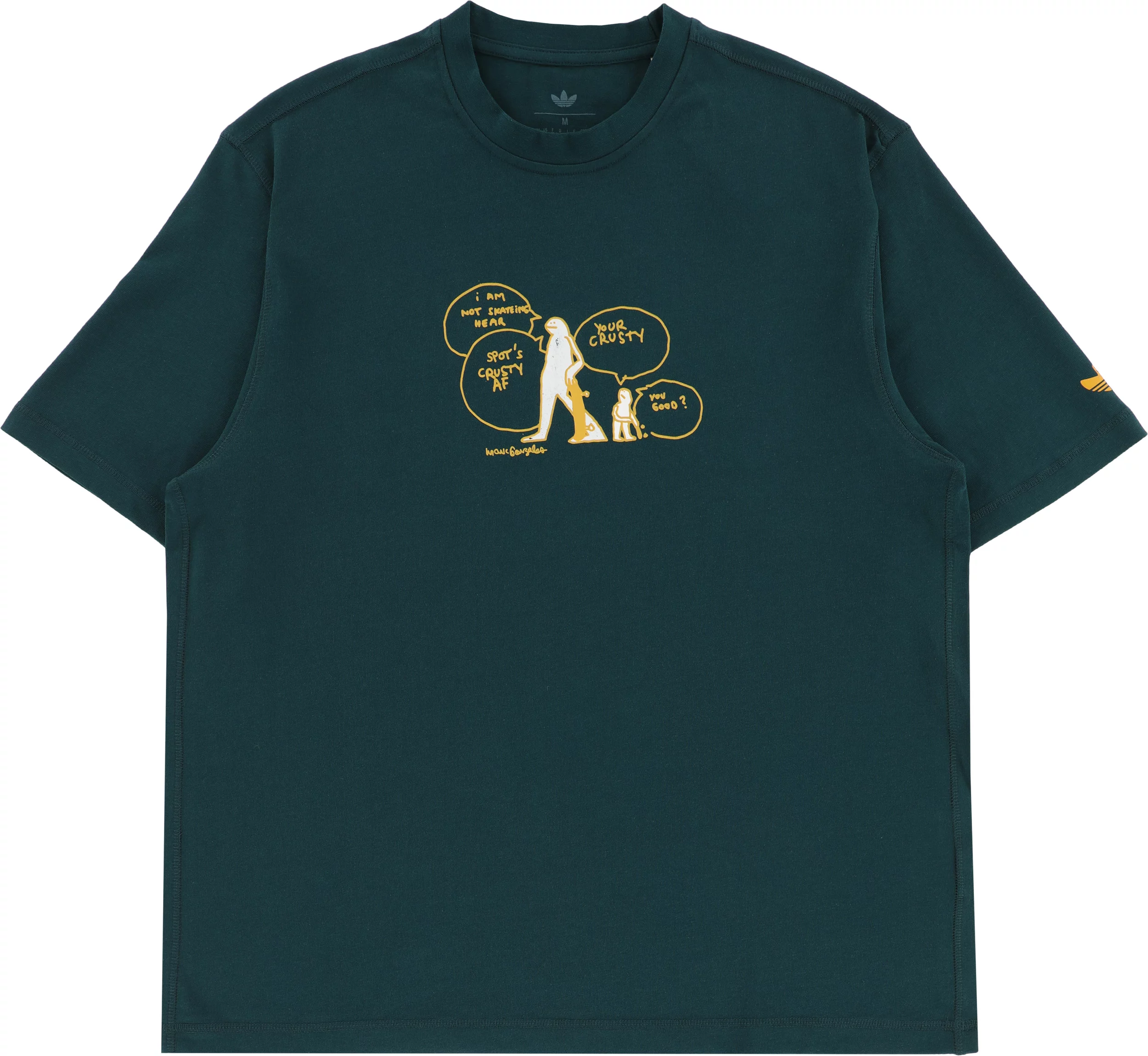 クラスTシャツ Adidas Gonz Crusty T-Shirt - aurora ivy/black | Tactics