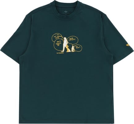 Adidas Gonz Crusty T-Shirt - aurora ivy/black - view large