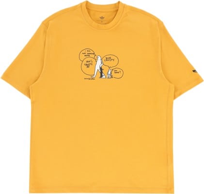 Adidas Gonz Crusty T-Shirt - preloved yellow/black - view large
