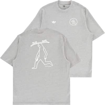 Adidas Gonz Spot T-Shirt - medium grey heather - view large