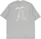 Adidas Gonz Spot T-Shirt - medium grey heather - reverse