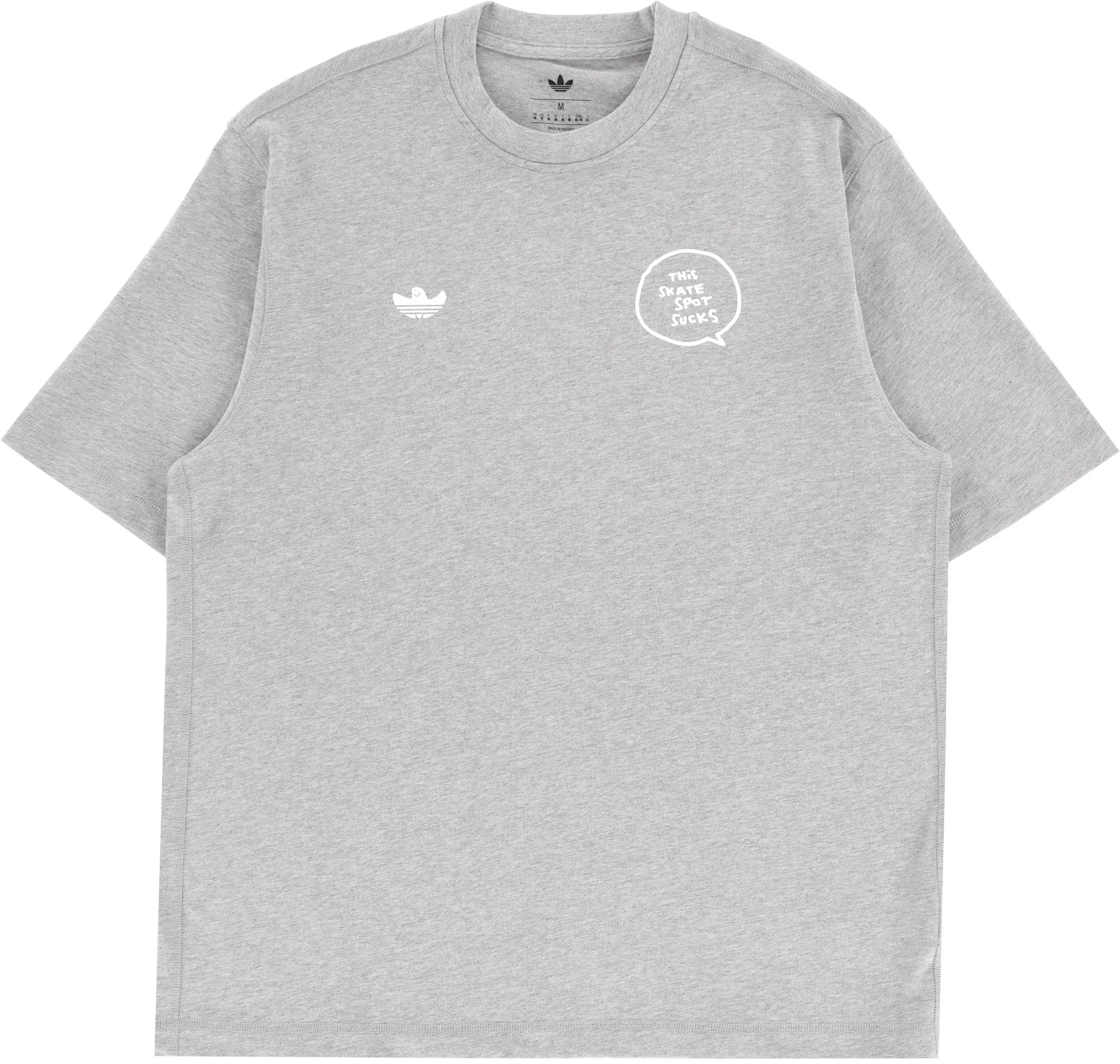 Adidas Gonz Spot T-Shirt - medium grey heather | Tactics
