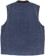 Theories Dakota Denim Vest Jacket - denim blue - reverse