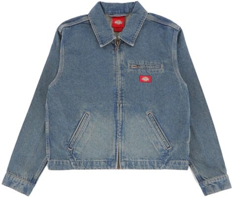 Dickies Women's Denim Painter Jacket - khaki tinited blue - view large