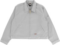 Dickies Women's Unlined Cropped Eisenhower Jacket - ultimate grey