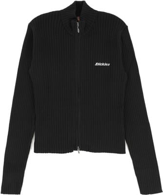 Dickies Women's Wellsville Fz Knitwear Sweater - black - view large