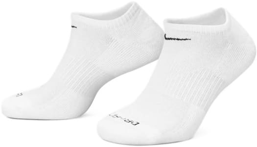 Nike SB Everyday No Show Plus Cushioned 6-Pack Sock - white/black - view large
