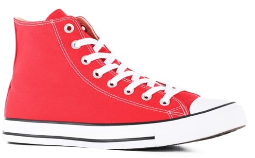 Converse Chuck Taylor All Star Canvas High Top Shoes - red - view large