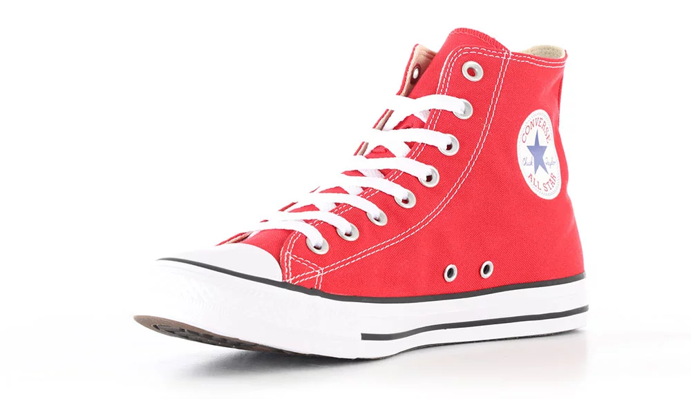 Converse Chuck Taylor All Star Canvas High Top Shoes - red 