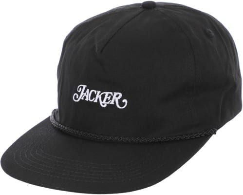 Jacker Classic Snapback Hat - black - view large