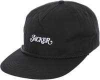 Jacker Classic Snapback Hat - black