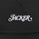 Jacker Classic Snapback Hat - black - front detail