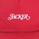 Jacker Classic Snapback Hat - red - front detail