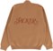 Jacker Classic Zip Knit Jacket - brown - reverse