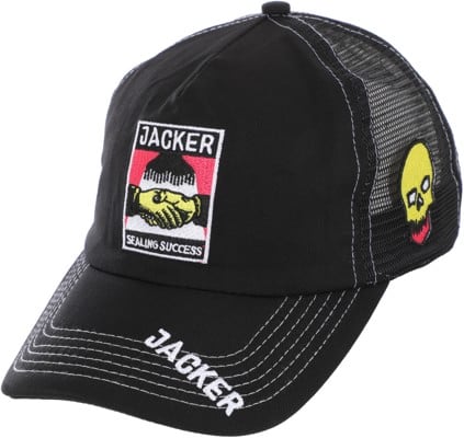 Jacker Deal Trucker Hat - black - view large
