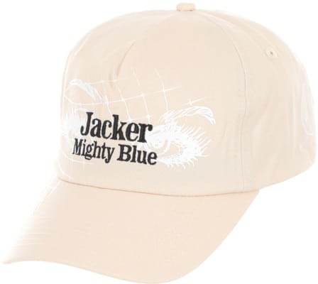 Jacker Mighty Blue Snapback Hat - beige - view large