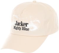 Jacker Mighty Blue Snapback Hat - beige