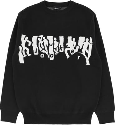 Jacker Mirror Maze Knit Sweater - black - view large