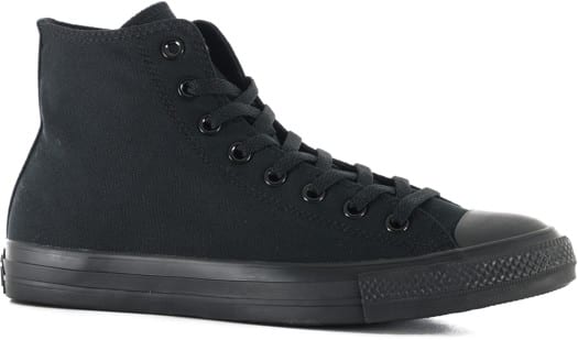 Converse Chuck Taylor All Star Canvas High Top Shoes - black monochrome - view large