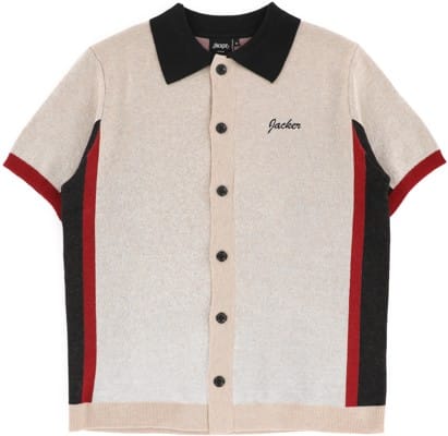 Jacker PBA Knit Polo Shirt - beige - view large