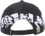 Jacker Mirror Maze Nylon Baseball Snapback Hat - black - reverse