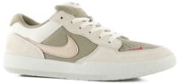 Nike SB Force 58 Skate Shoes - coconut milk/linen-neutral olive-univ red