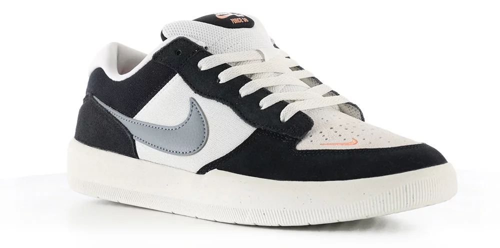 Nike SB Force 58 Skate Shoes - black/cool grey-summit white-sail