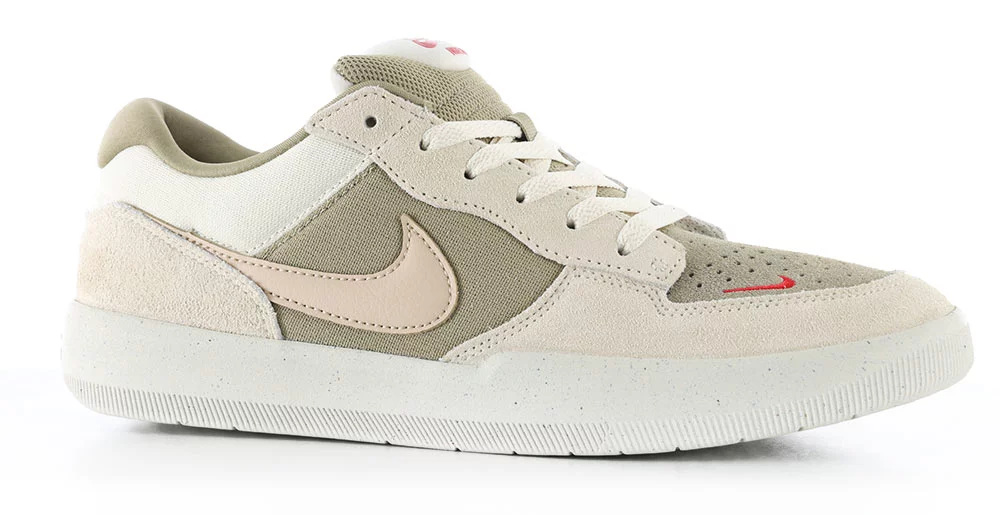 Nike SB Force 58 Skate Shoes - coconut milk/linen-neutral olive