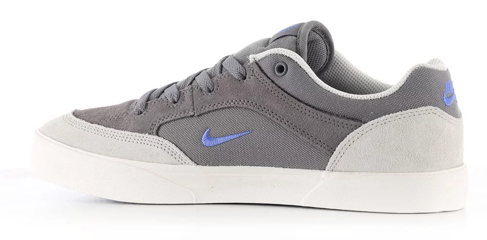 Nike SB Malor Sneakers Mens 8.5 Gray White‎ Athletic Skate Walking Casual Shoes Nike SB Malor Platinum Tint, Wolf Grey & Fir Skate Shoes  main image 2