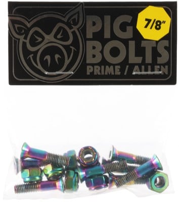 Pig Pig Bolts Allen Skateboard Hardware - holo - view large
