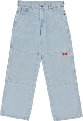 Dickies Loose Straight Double Knee Jeans - denim vintage wash - view large