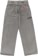 Dickies Loose Straight Double Knee Jeans - grey wash tinted - reverse