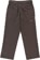 Dickies Worn In Double Knee Work Pants - dark brown - reverse