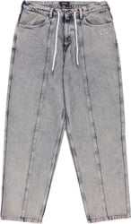 Jacker 3 Striped Dyed Baggy Denim Jeans - grey